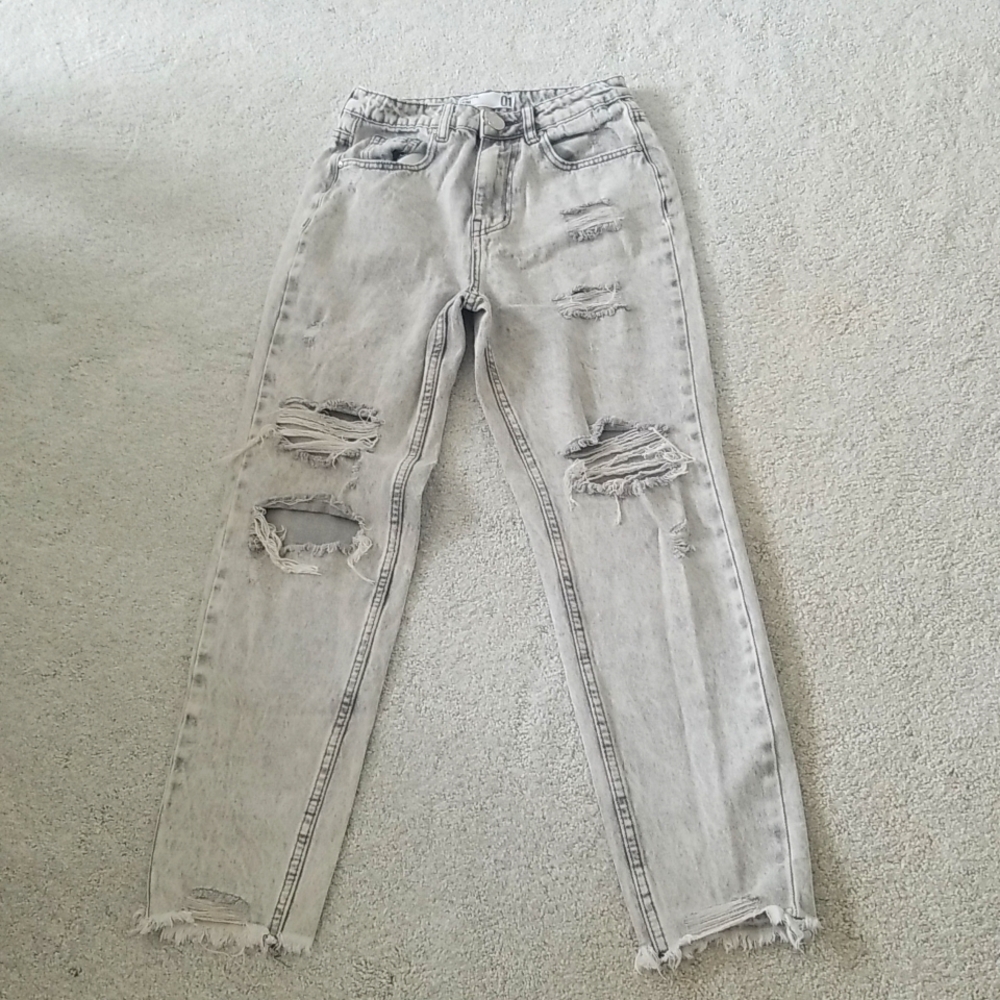 Grey Refuge Denim mom jeans, size 01